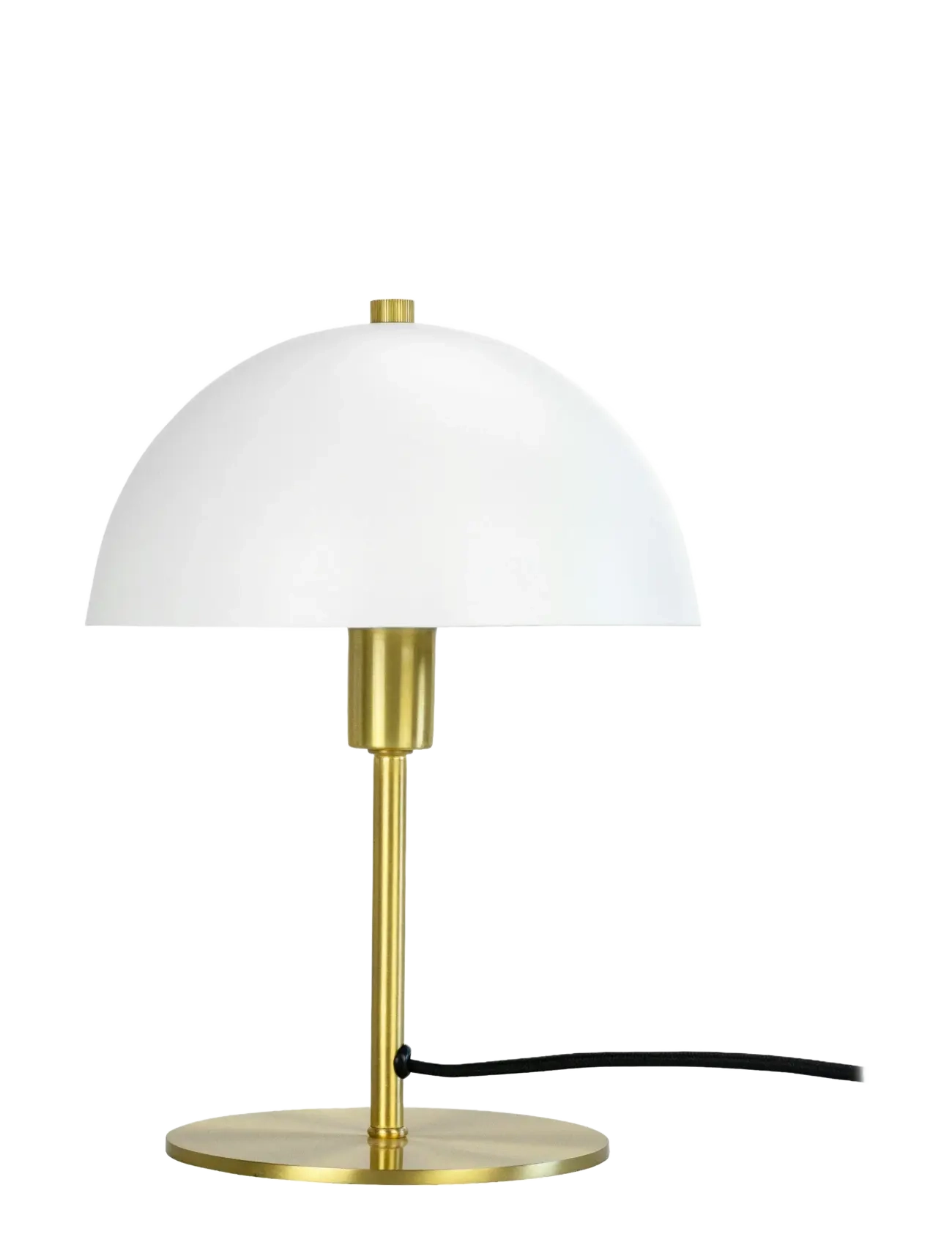 Dyberg Larsen Malmø hvid/ messing bordlampe - Beleuchtung - WHITE/ BRASS / white