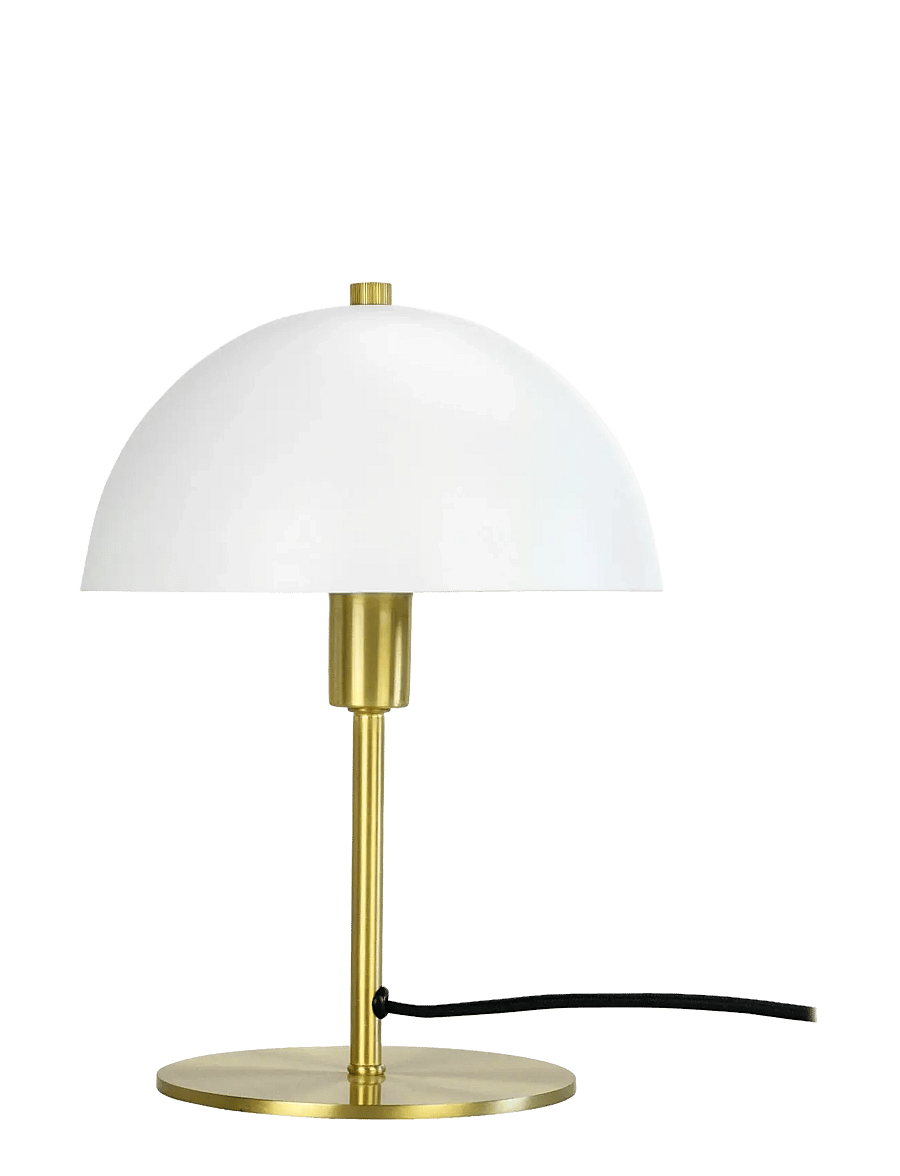 Dyberg Larsen - Malmø hvid/ messing bordlampe - laualambid - white/ brass - 1