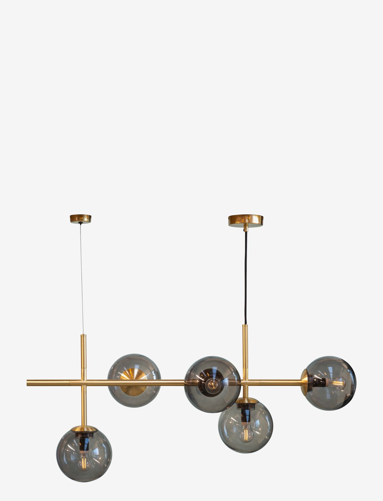Dyberg Larsen - COMO Long table pendant Messing - pendellampen - smoke/ brass - 0