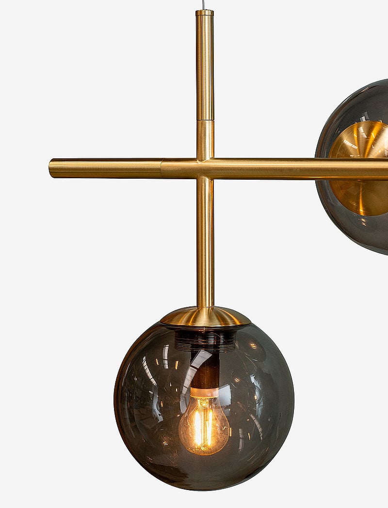 Dyberg Larsen - COMO Long table pendant Messing - pendellampen - smoke/ brass - 1