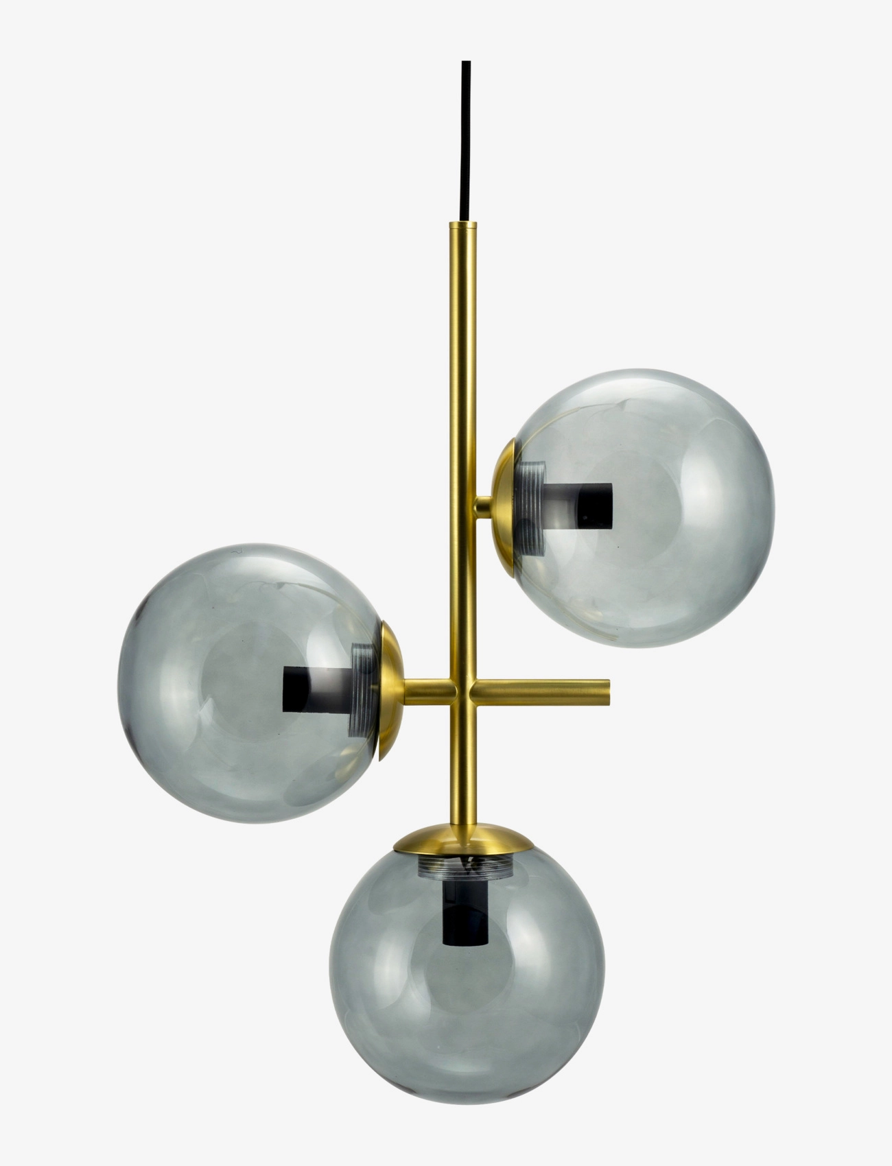 DYBERG LARSEN Como Pendel Røg/ Messing Gold - H33CM - Unisex