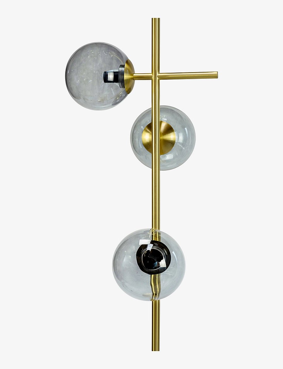 Dyberg Larsen - Como Floor Lamp - grindų šviestuvai - brass/ smoke - 2