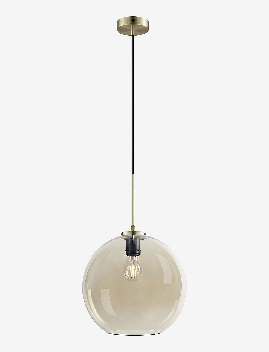 Dyberg Larsen - Loop Amber Pendant D30 - rippvalgustid - amber - 2