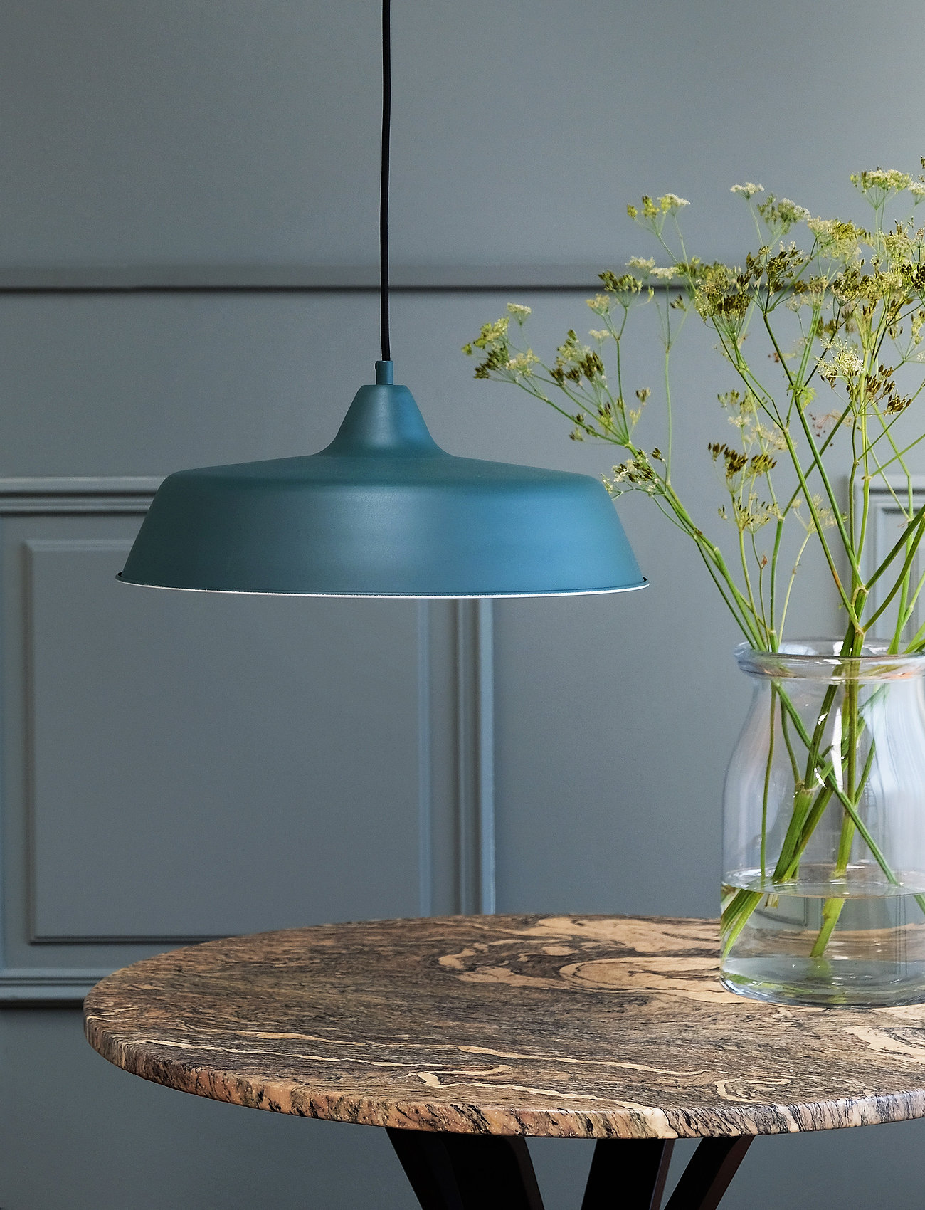 Dyberg Larsen Raw Pendel Mørkegrøn, H40 cm, Ceiling Lamps, Grün - Pendant Homeware