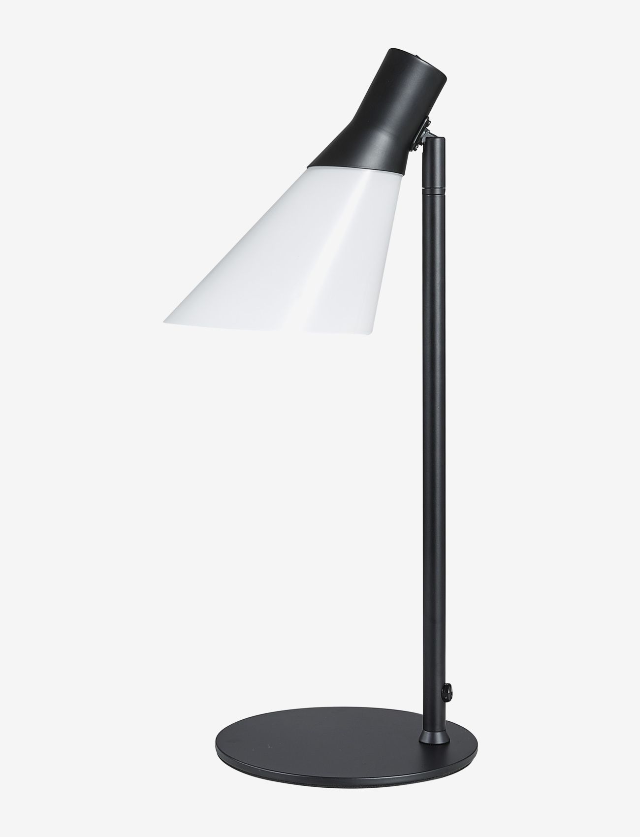 DYBERG LARSEN Gent Bordlampe Mat Sort/ Opal Schwarz - H48CM - Unisex