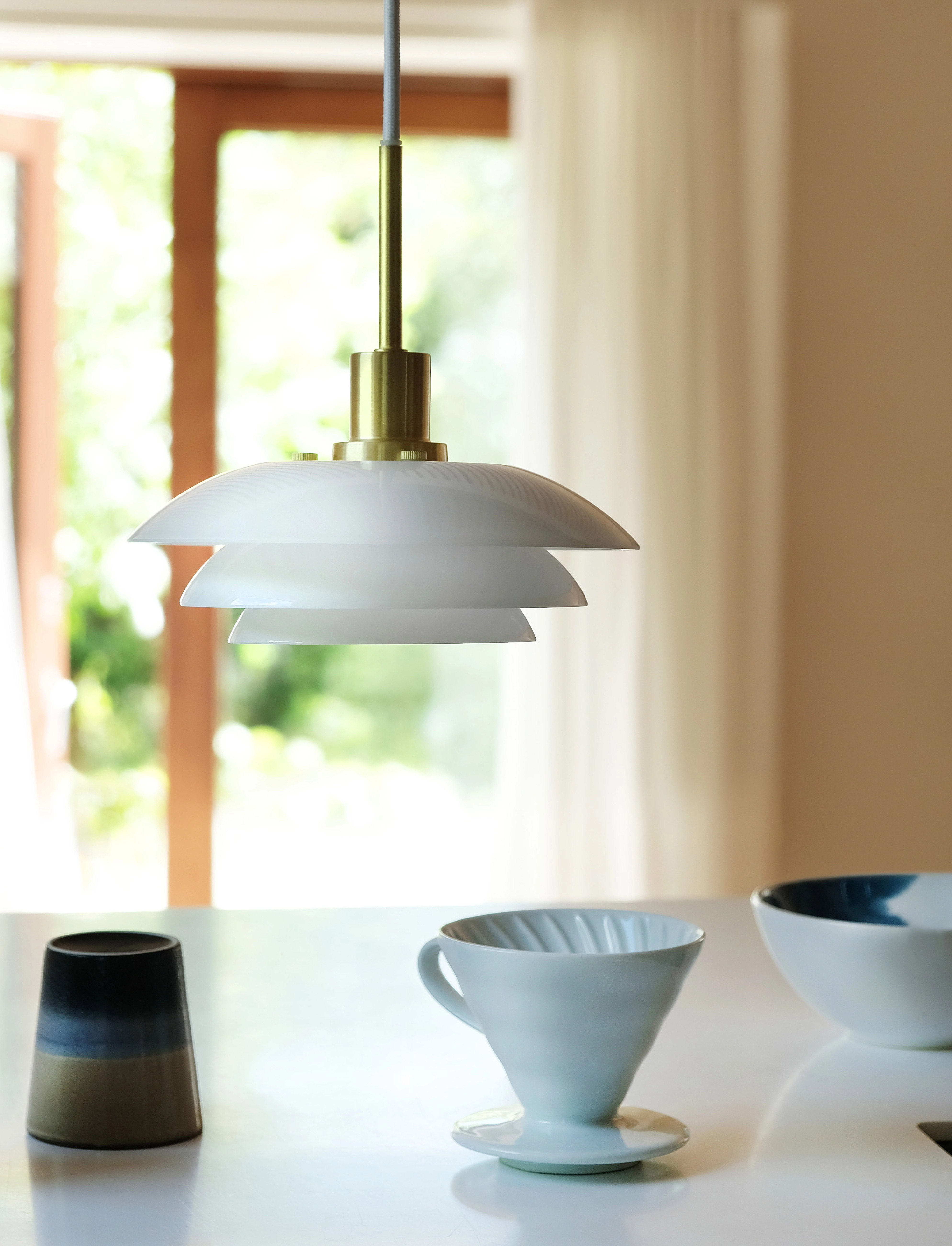 Dyberg Larsen Dl 20 Opal Pendel, Ø cm, Ceiling Lamps, Mehrfarbig/gemustert - Pendant Homeware