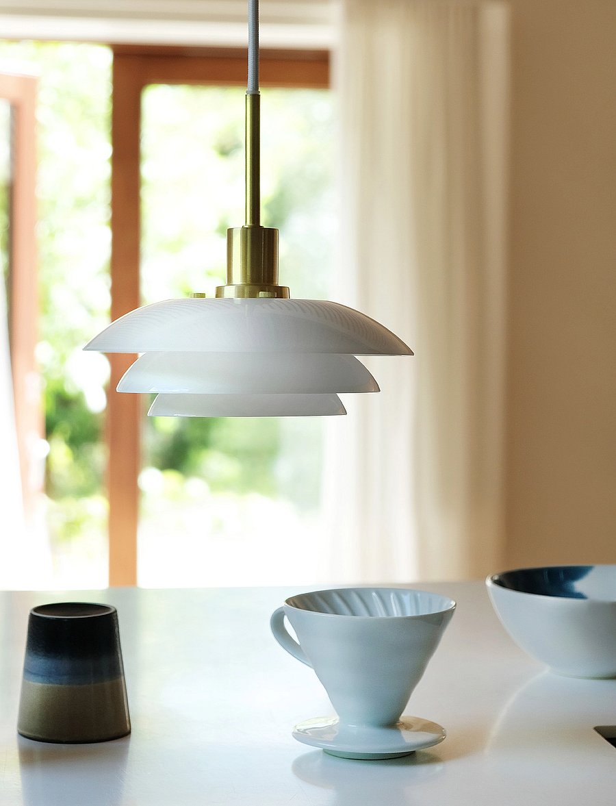Dyberg Larsen - Opal Pendel - rippvalgustid - white - 3