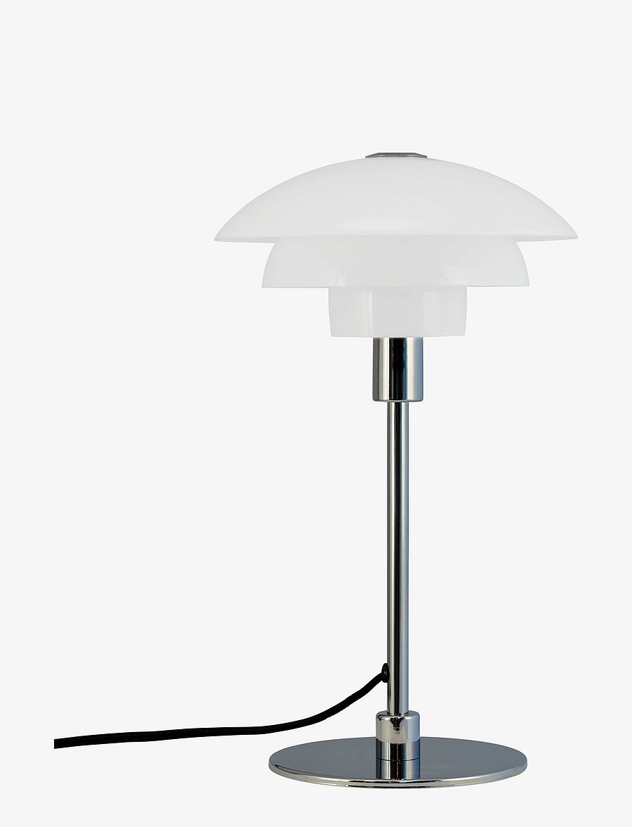 Dyberg Larsen - Morph Opal Table lamp 21 cm - schreibtisch- & tischlampen - white - 1