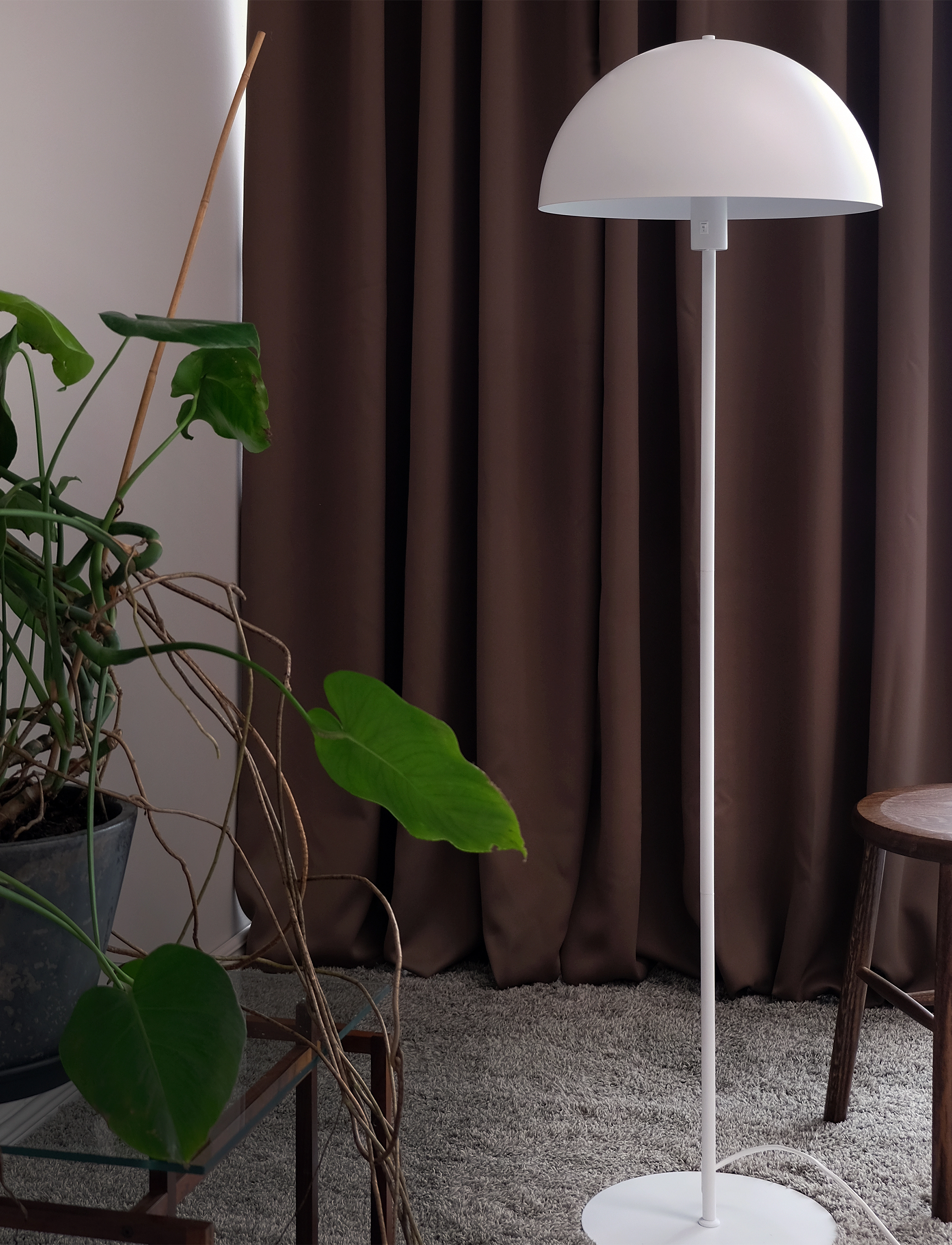 Dyberg Larsen - Stockholm white floor lamp - lampadaires - matt white - 5