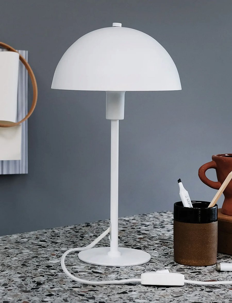 Dyberg Larsen - Stockholm D20 hvid bordlampe - galda lampas - white - 0
