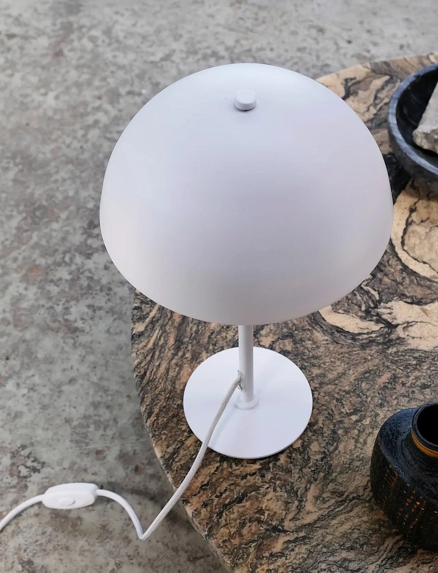 Dyberg Larsen - Stockholm D20 hvid bordlampe - galda lampas - white - 3