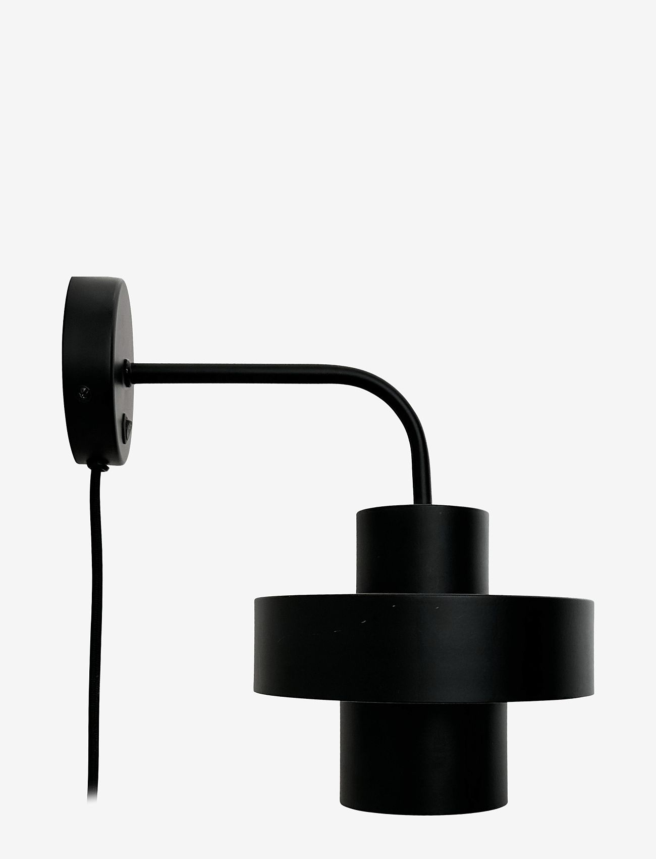 Dyberg Larsen - STOKE væglampe Mat sort - væglamper - black - 0