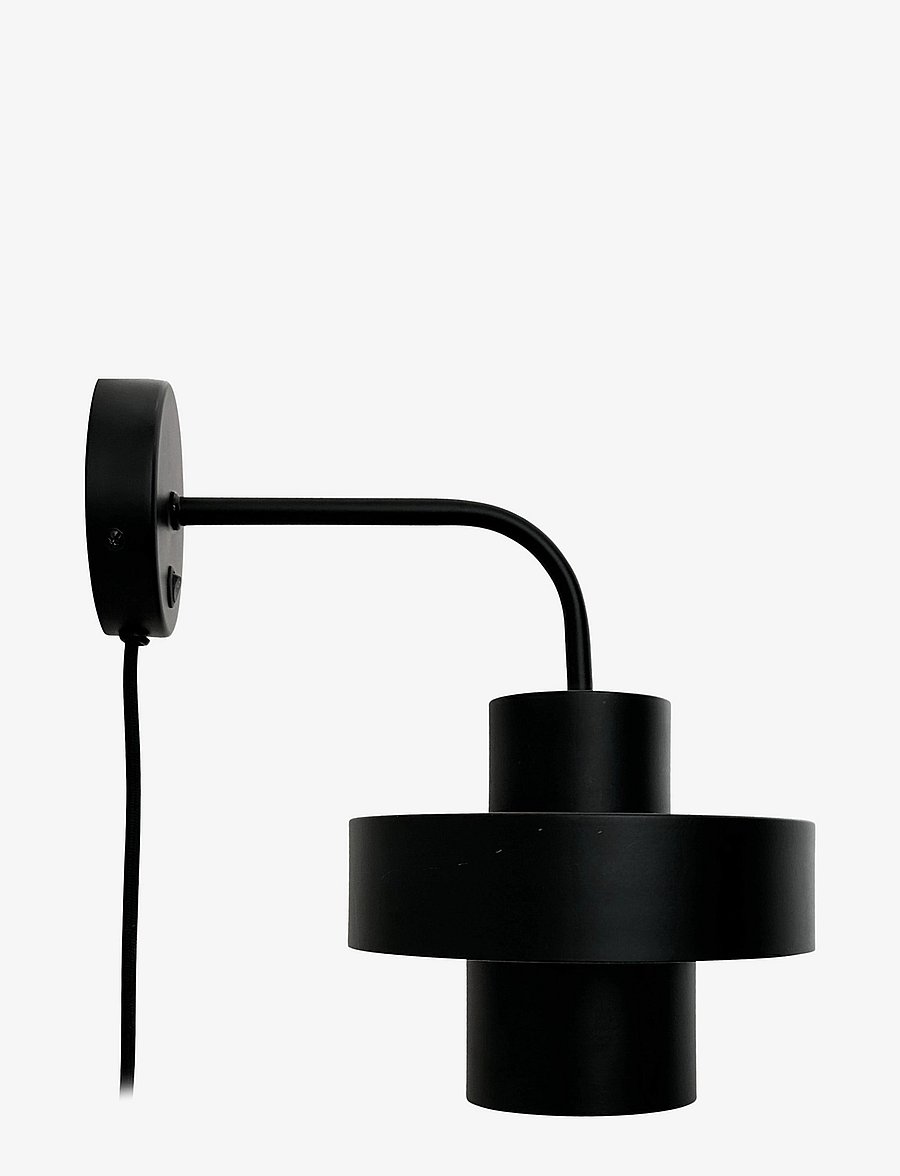 Dyberg Larsen - Stoke Wall Lamp - wandleuchten - black - 1