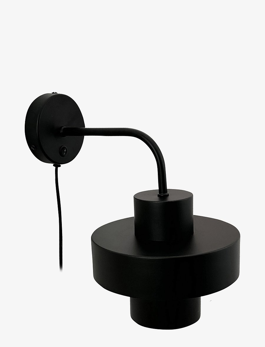 Dyberg Larsen - Stoke Wall Lamp - wandleuchten - black - 2