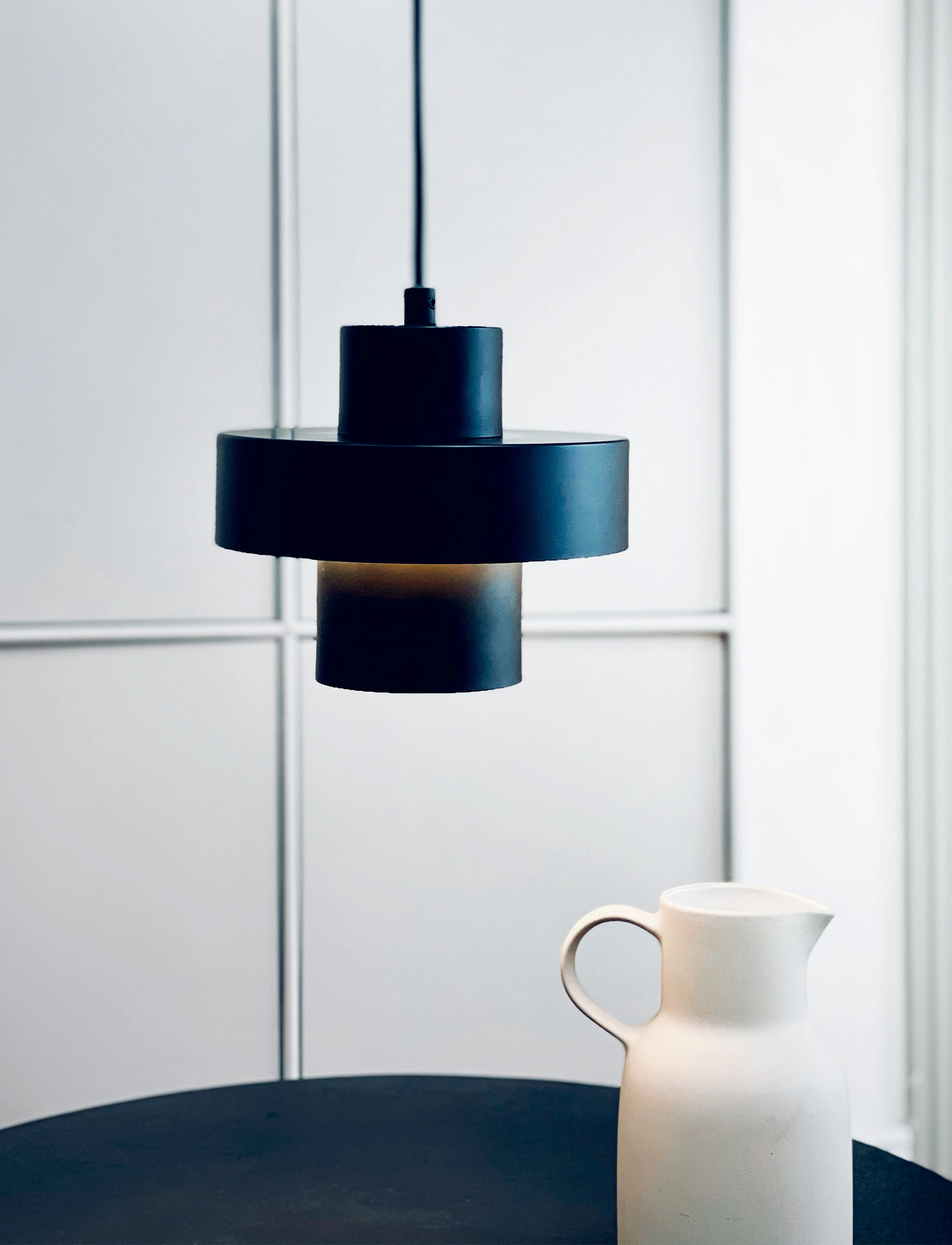 Dyberg Larsen - STOKE pendant matte black - rippvalgustid - black - 5