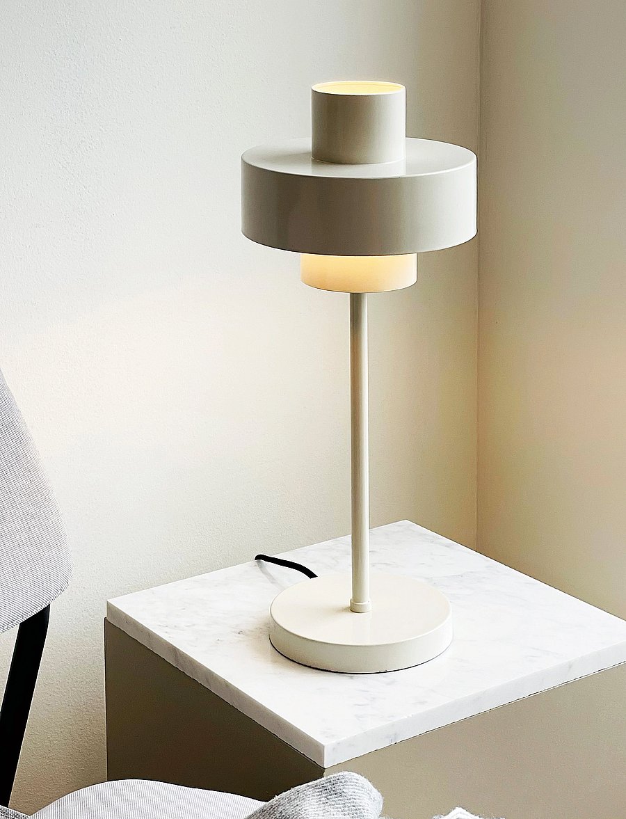 Dyberg Larsen - STOKE table lamp kit white - laualambid - white - 0