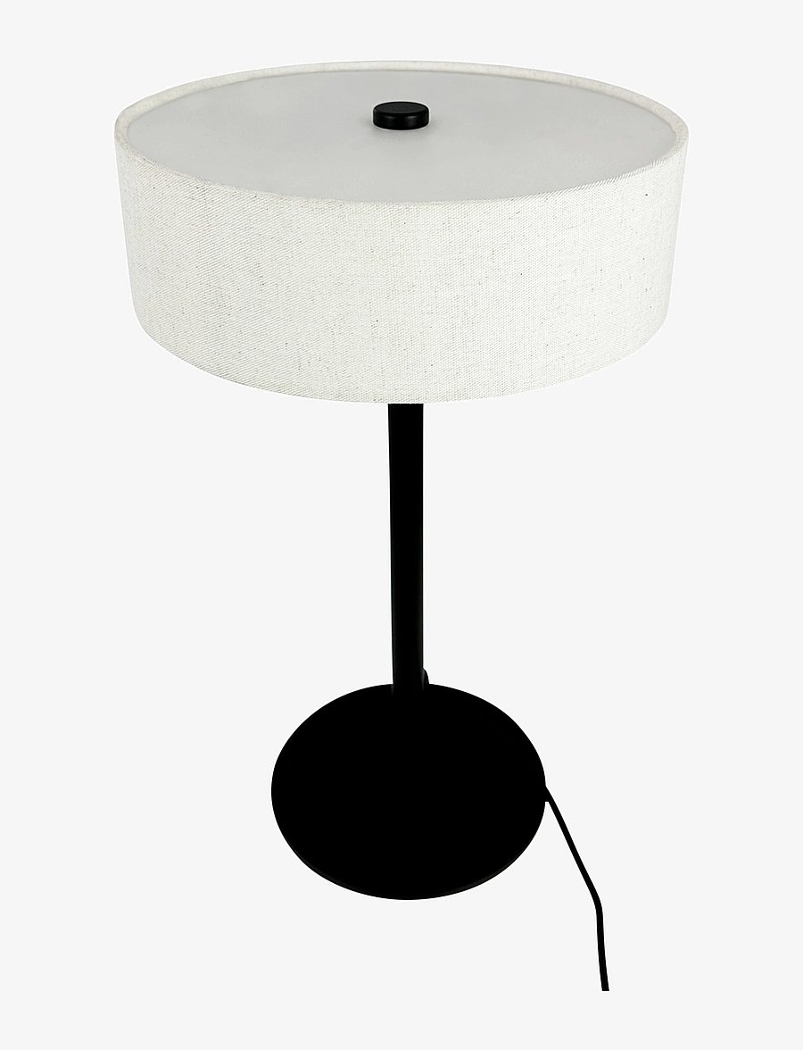 Dyberg Larsen - Calix table lamp with fabric shade - laualambid - black / beige - 2