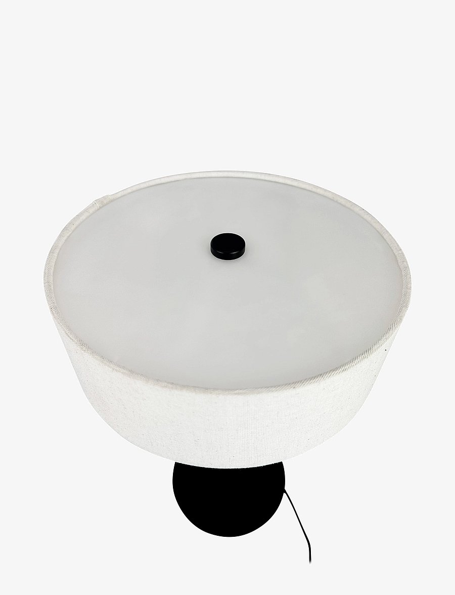 Dyberg Larsen - Calix table lamp with fabric shade - laualambid - black / beige - 4