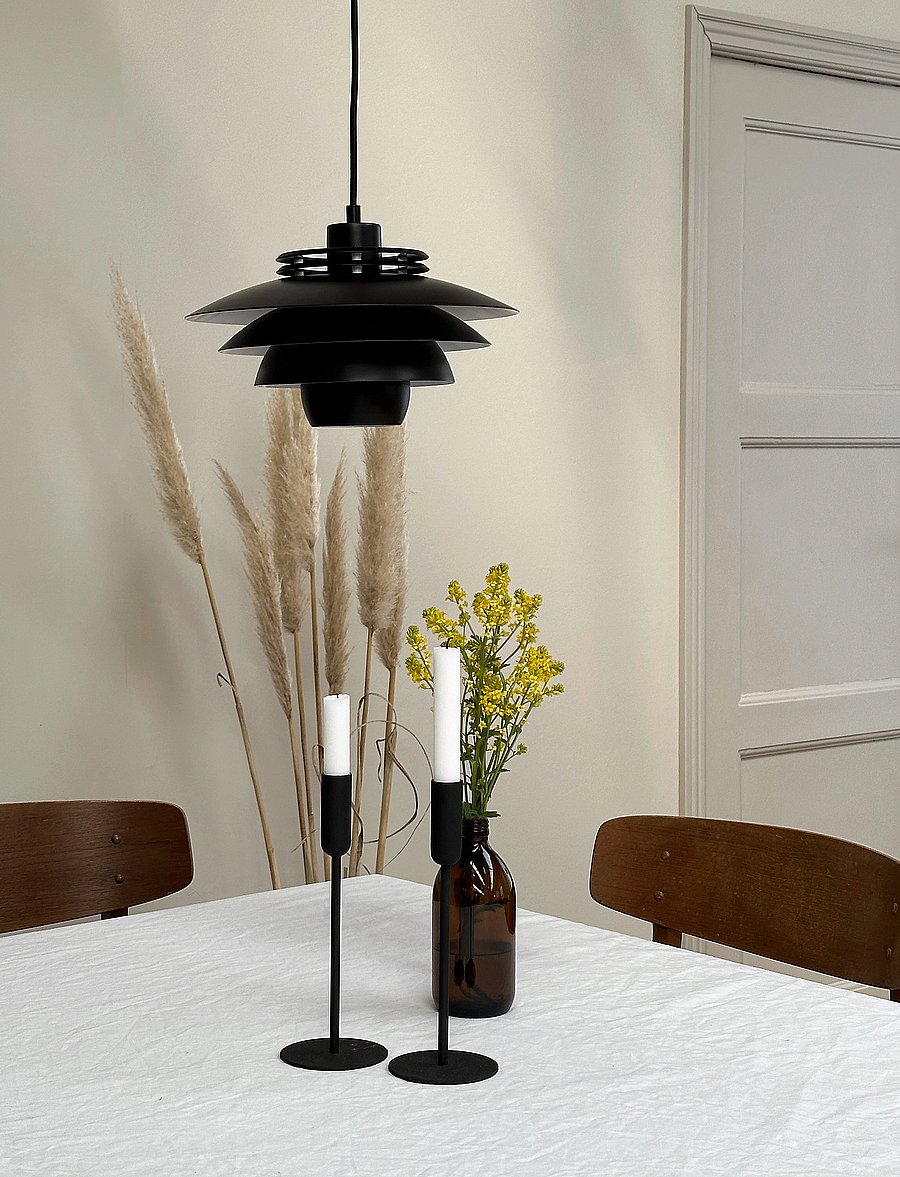 Dyberg Larsen - Ejka Mini matte black pendant - piekaramās lampas - black - 5