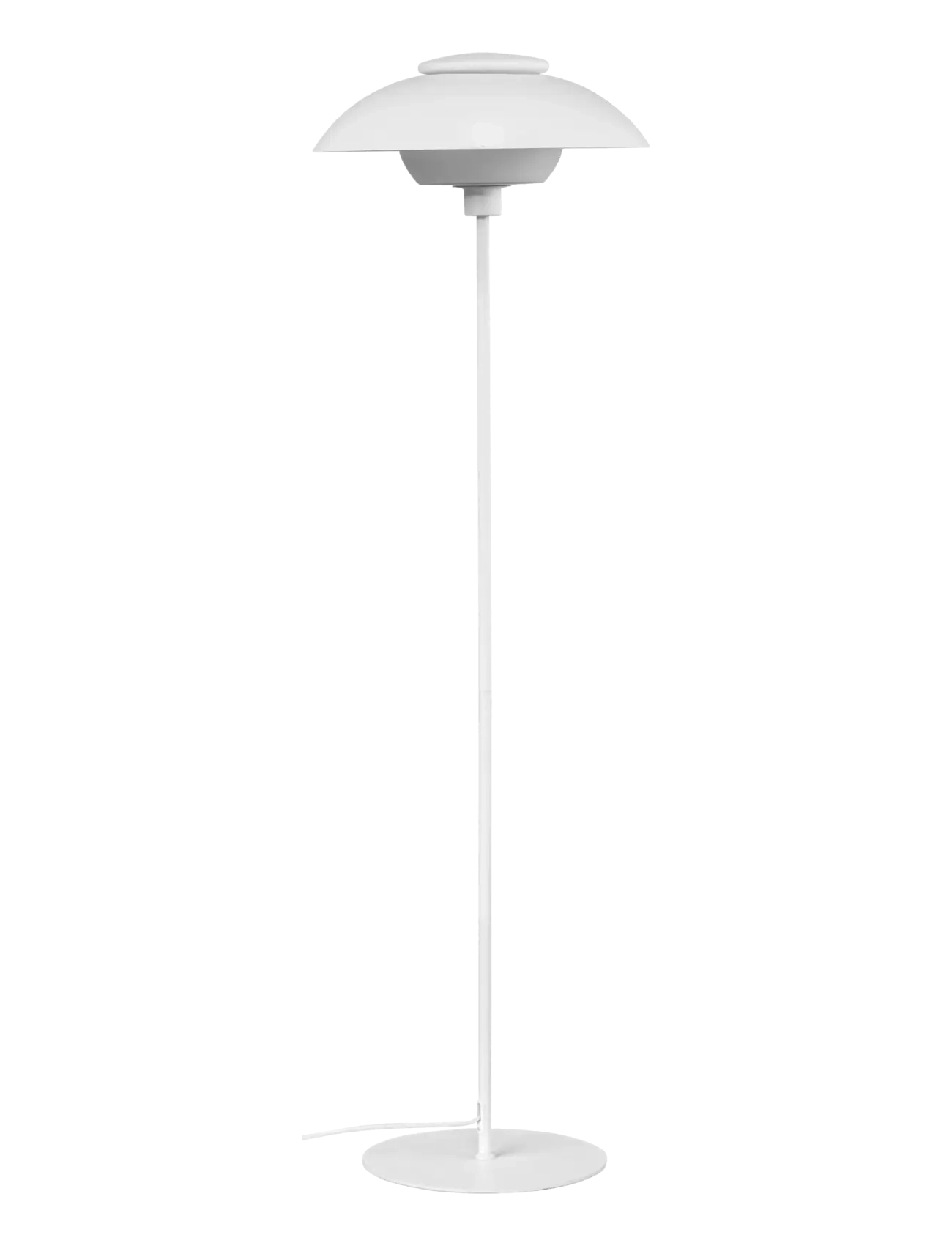 Dyberg Larsen Opus gulvlampe hvid metal/glas - Lighting - WHITE/ OPAL / white