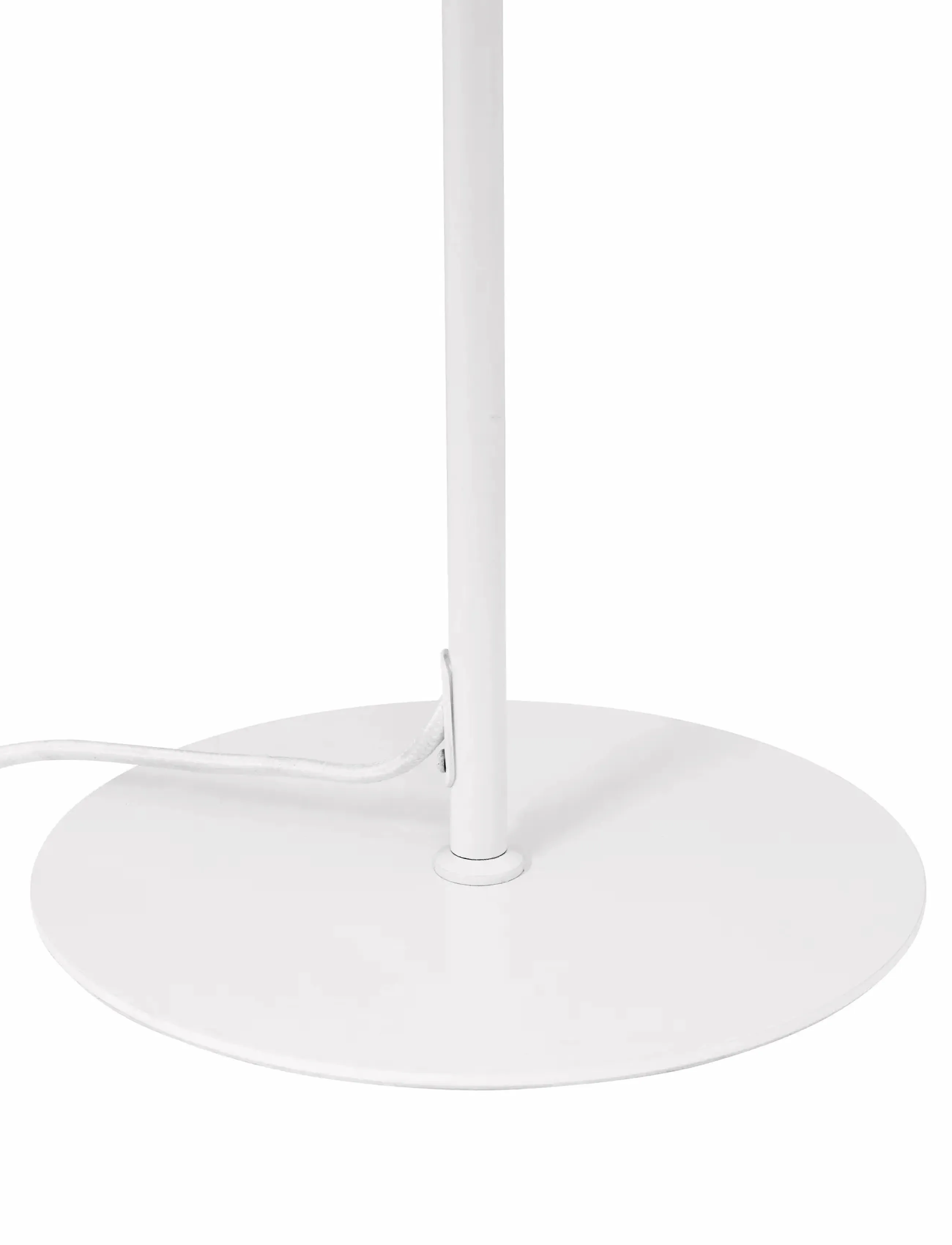 Dyberg Larsen - Opus bordlampe hvid metal/glas - stalinės lempos - white/ opal - 5