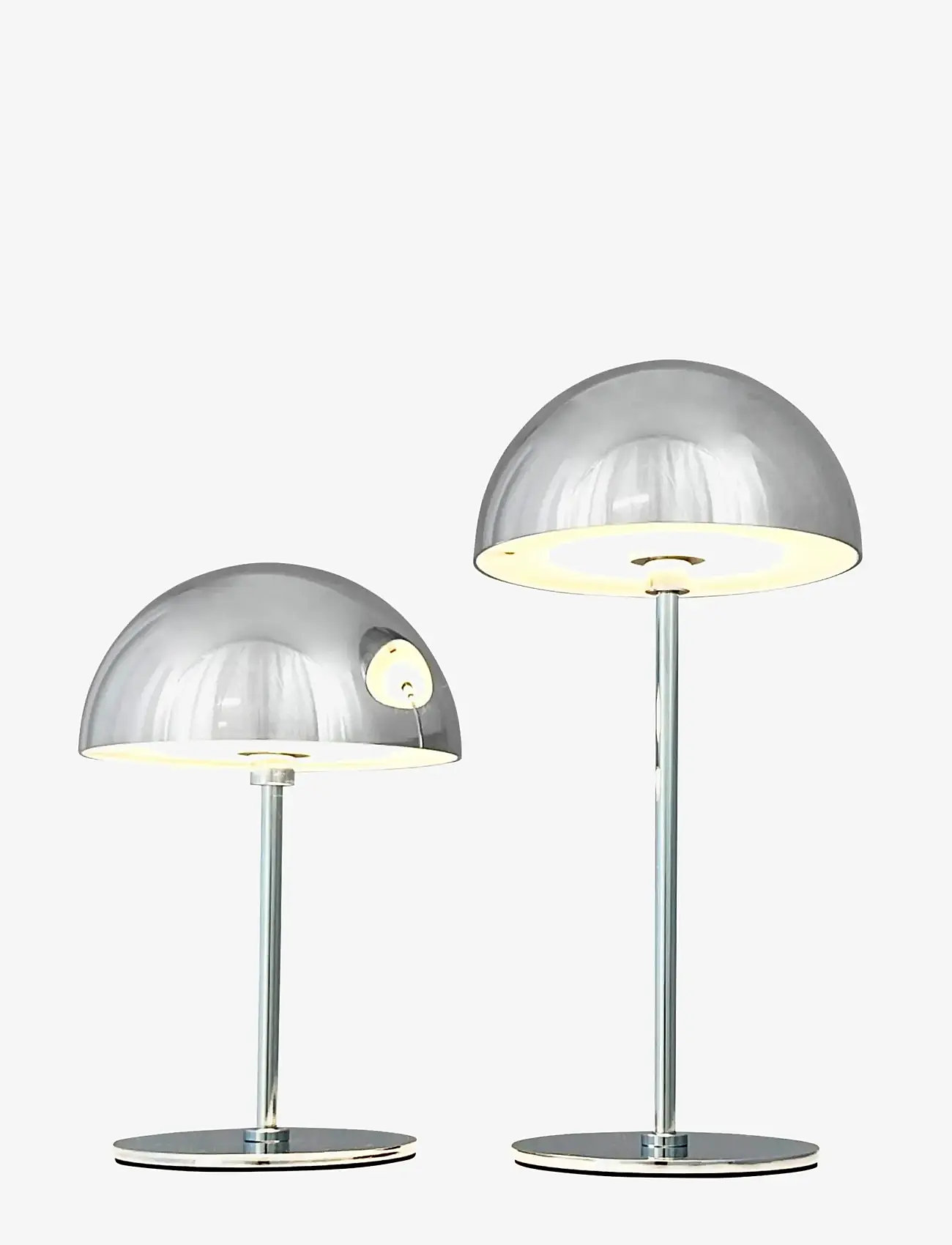Dyberg Larsen - ALONG LED Minibordlampe krom 2 stk. i æske - schreibtisch- & tischlampen - chrome - 1