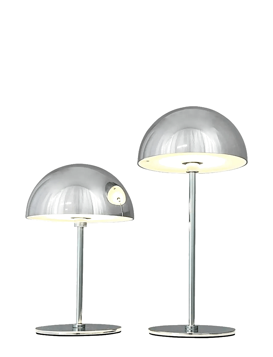 Dyberg Larsen - ALONG LED Minibordlampe krom 2 stk. i æske - schreibtisch- & tischlampen - chrome - 1