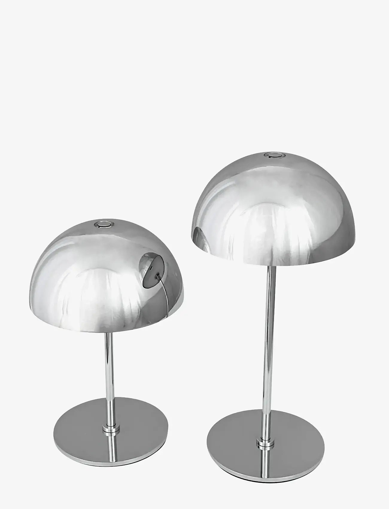 Dyberg Larsen - ALONG LED Minibordlampe krom 2 stk. i æske - schreibtisch- & tischlampen - chrome - 2