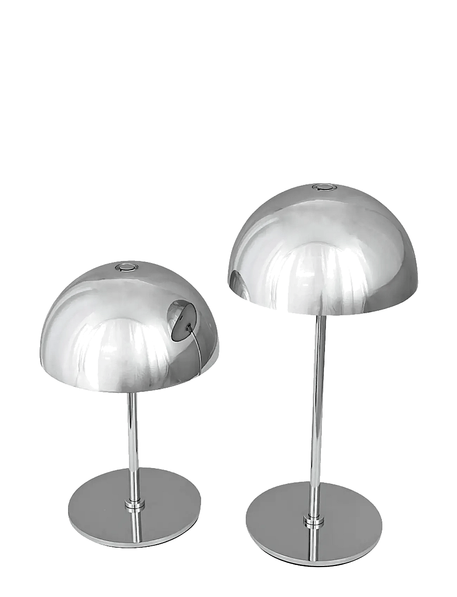 Dyberg Larsen - ALONG LED Minibordlampe krom 2 stk. i æske - schreibtisch- & tischlampen - chrome - 2