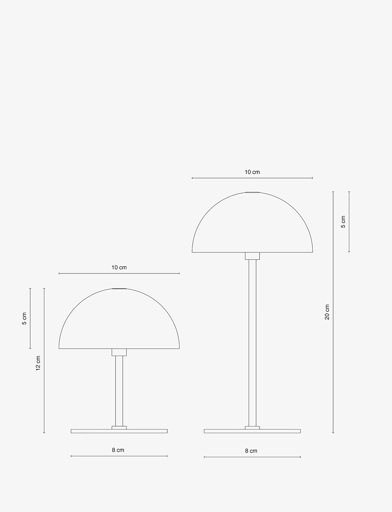 Dyberg Larsen - ALONG LED Minibordlampe krom 2 stk. i æske - schreibtisch- & tischlampen - chrome - 5