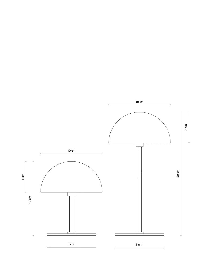 Dyberg Larsen - ALONG LED Minibordlampe krom 2 stk. i æske - schreibtisch- & tischlampen - chrome - 5