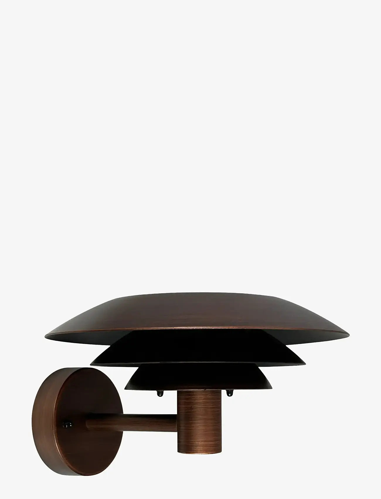 Dyberg Larsen - DL25 outdoor wall lamp Antique brushed copper look - seinalambid - copper look - 1