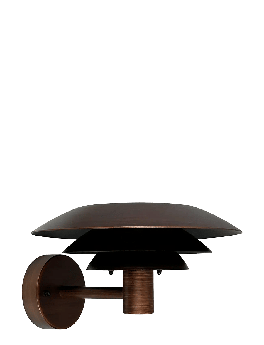 Dyberg Larsen - DL25 outdoor wall lamp Antique brushed copper look - seinalambid - copper look - 2