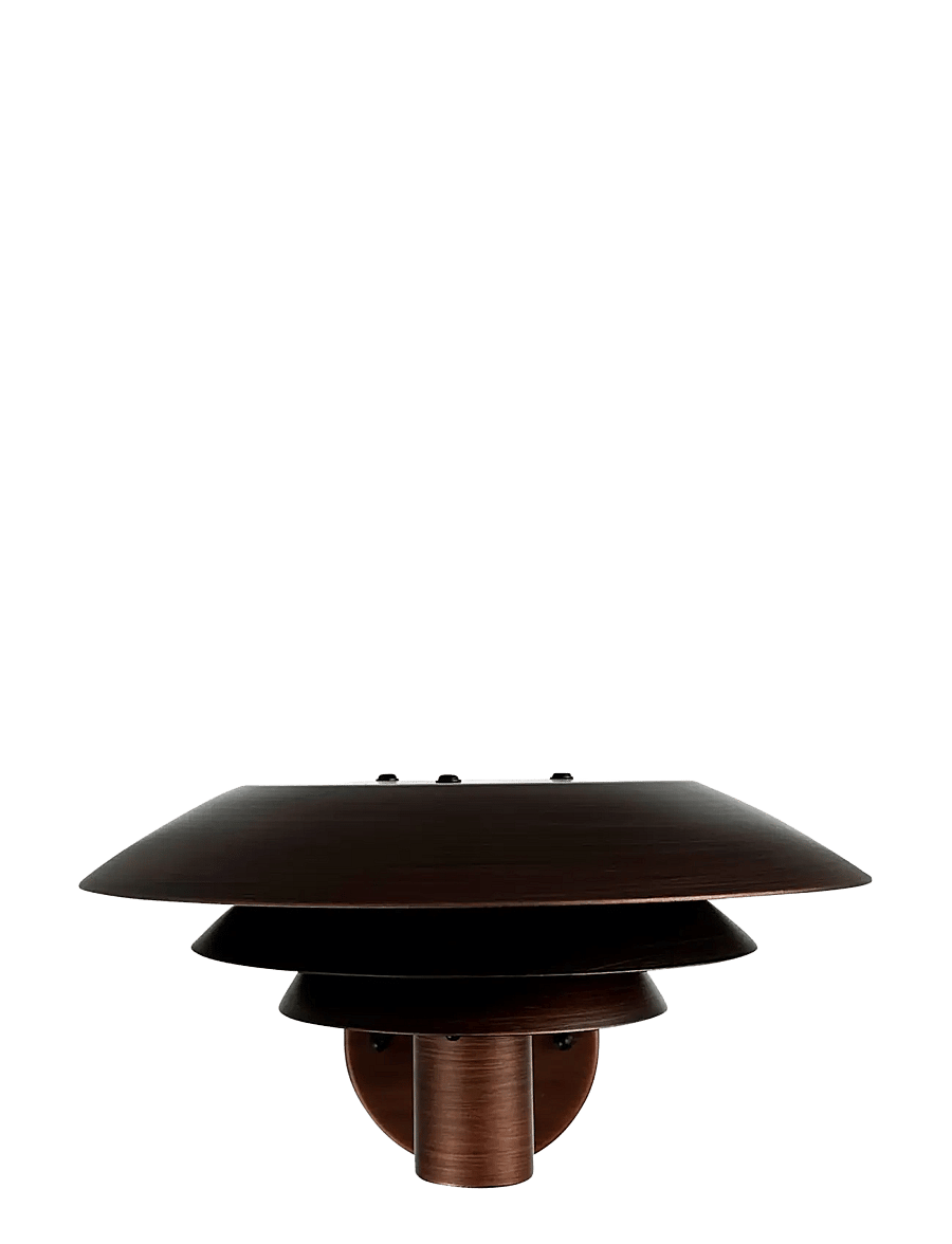 Dyberg Larsen - DL25 outdoor wall lamp Antique brushed copper look - seinalambid - copper look - 5