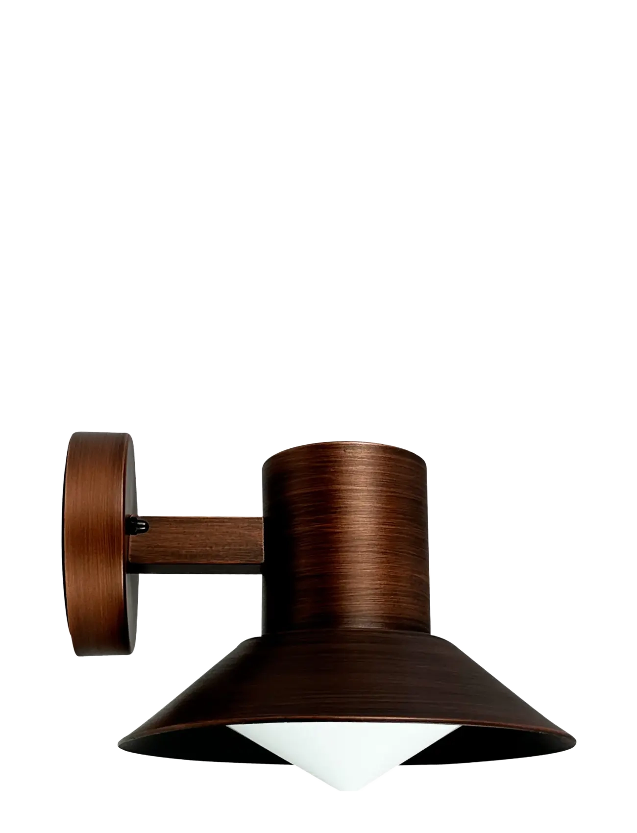 DYBERG LARSEN Venice Udendørs Væglampe Antik Børstet Kobber Look Braun - 15X20X20 - Unisex