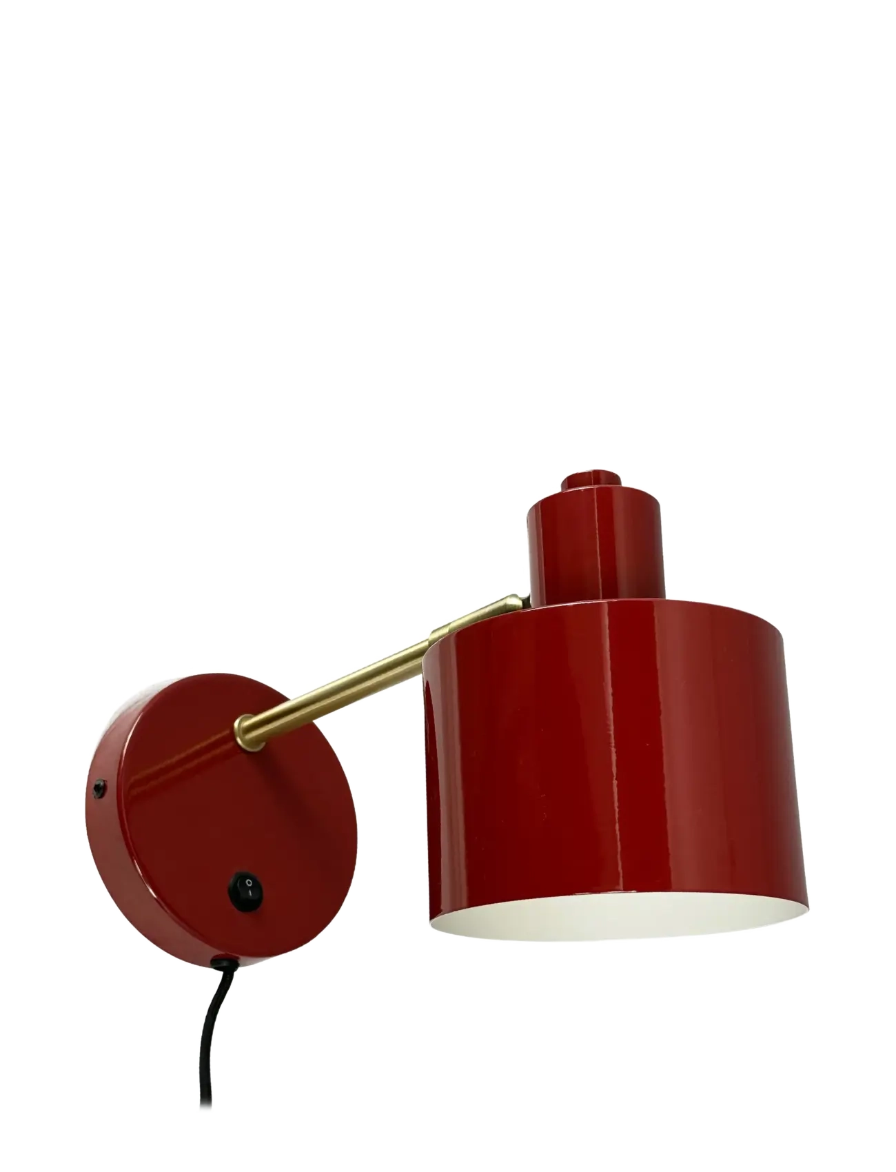 Dyberg Larsen - Ocean - vägglampor - darkred / brass - 1