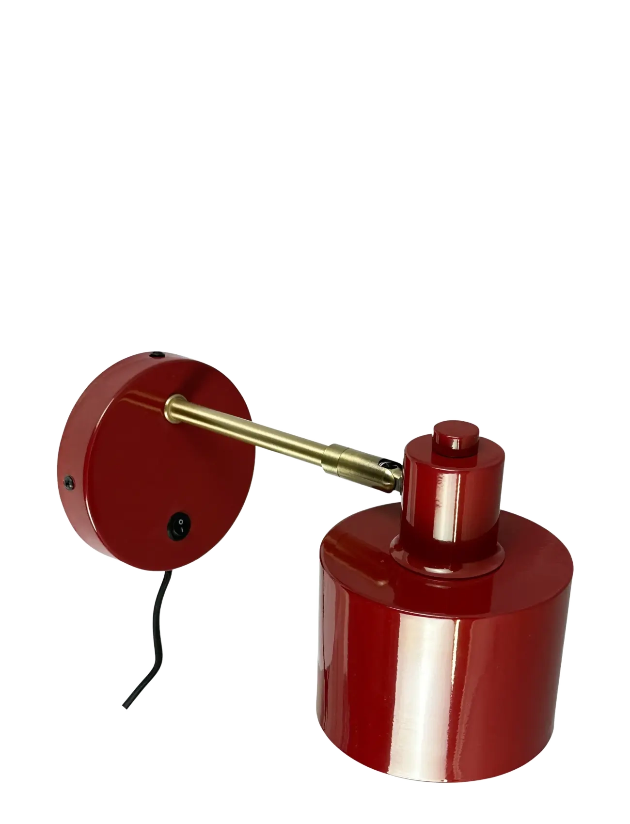 Dyberg Larsen - Ocean - vägglampor - darkred / brass - 3