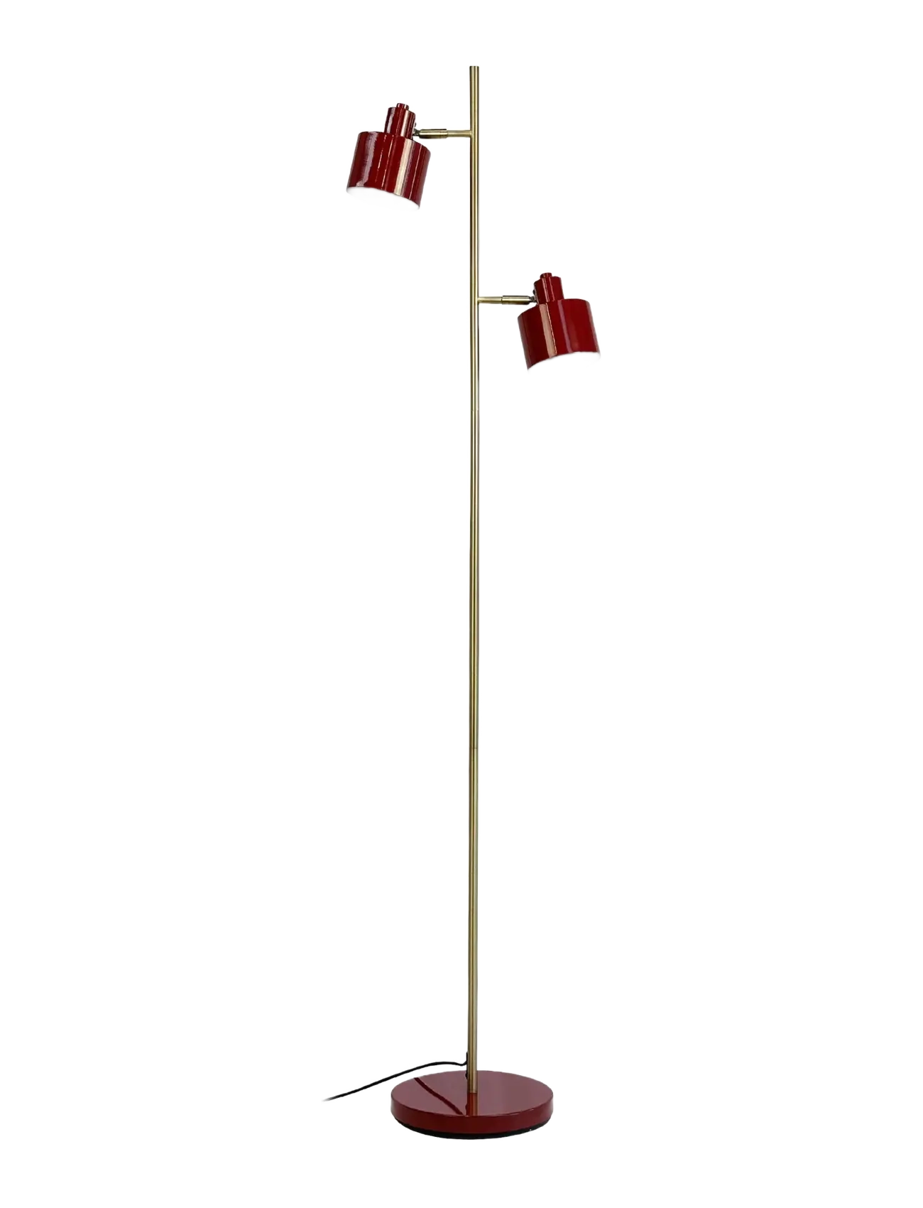 Dyberg Larsen - Ocean - golvlampor - darkred / brass - 1
