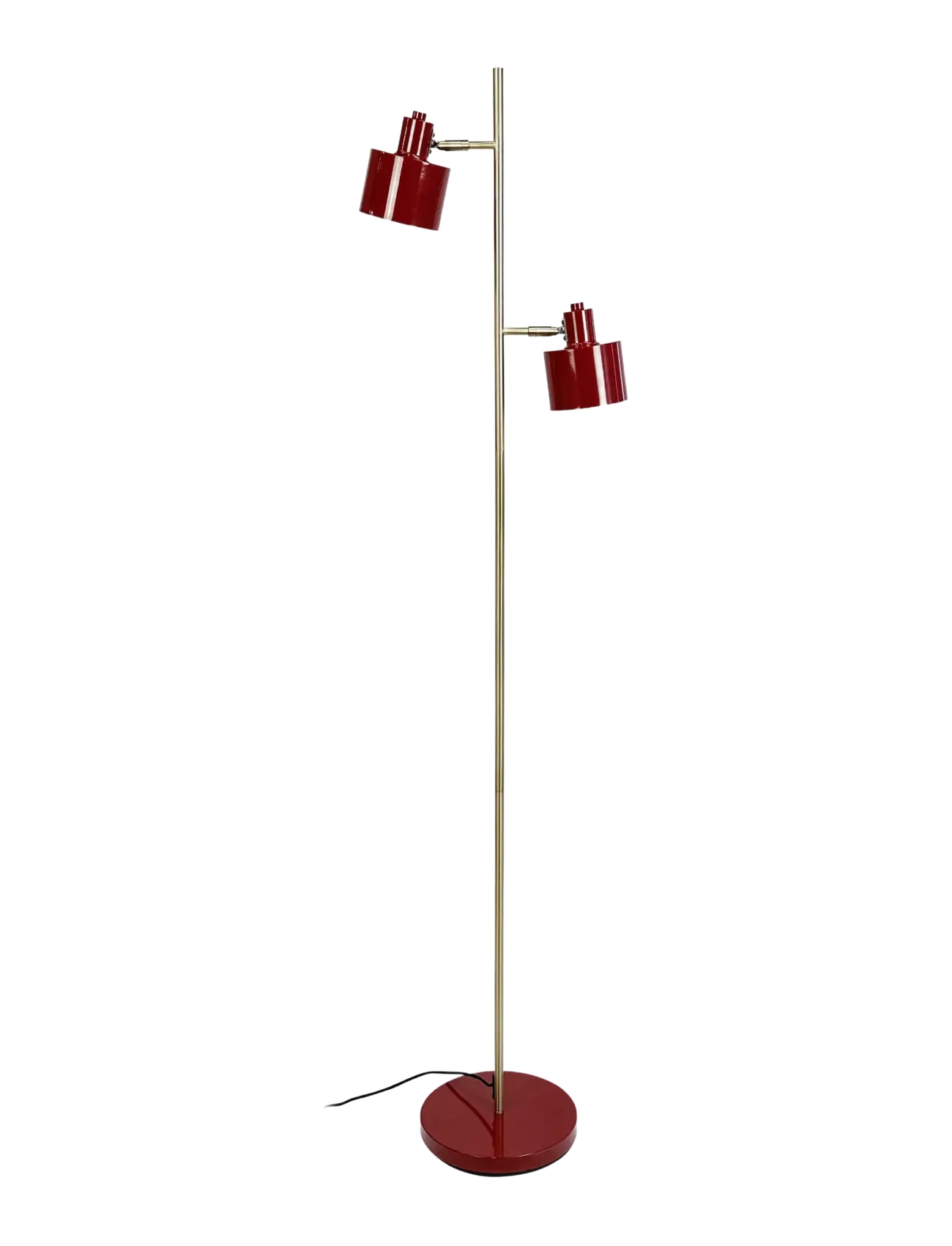 Dyberg Larsen - Ocean - golvlampor - darkred / brass - 2