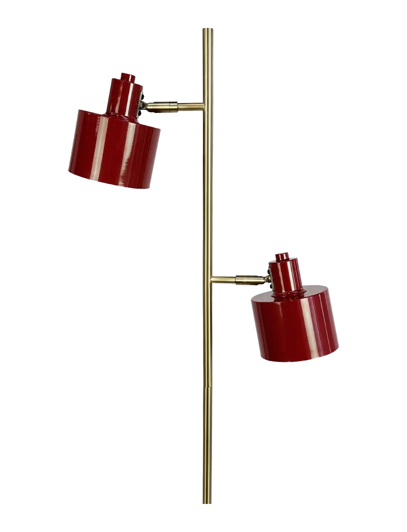 Dyberg Larsen - Ocean - golvlampor - darkred / brass - 3