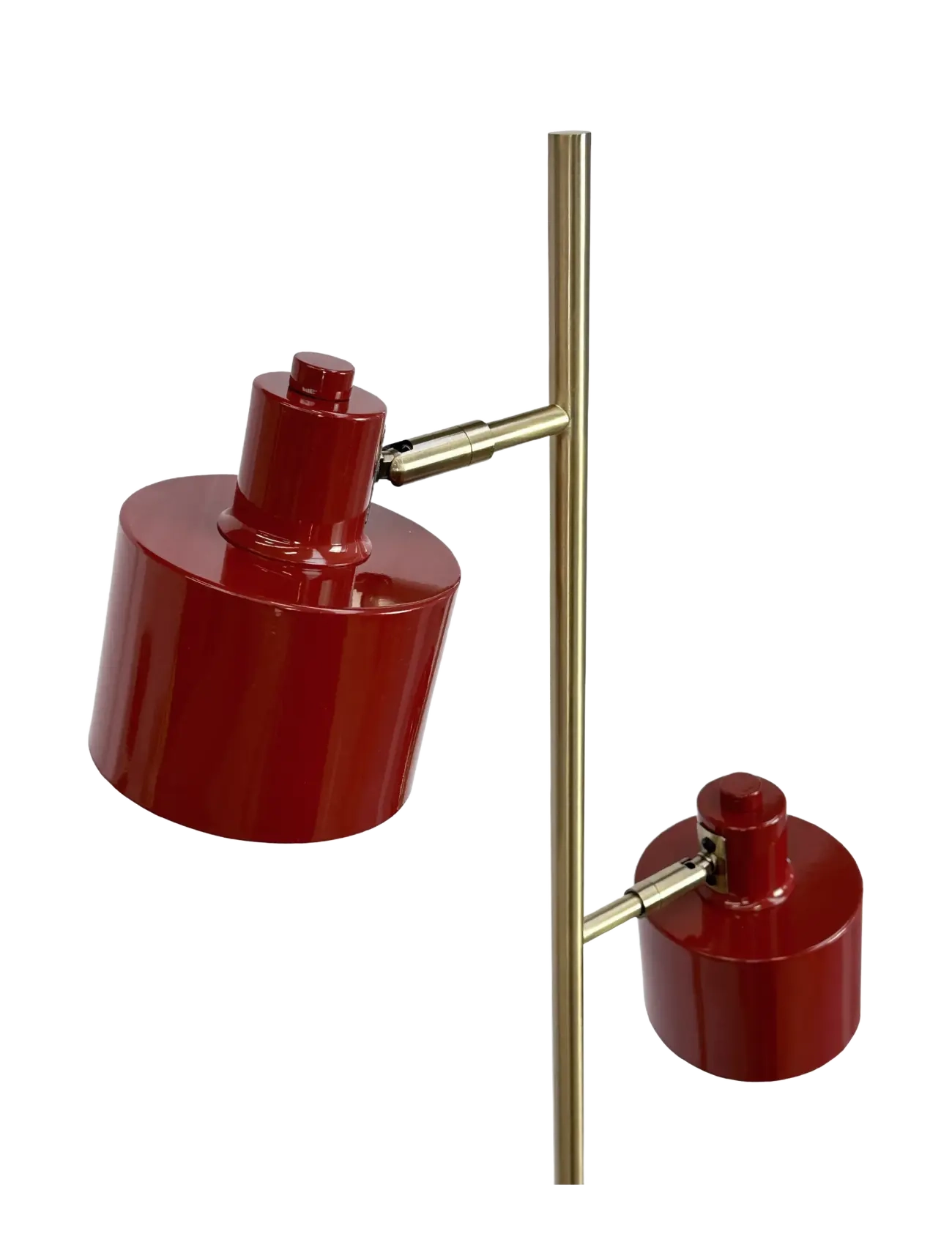 Dyberg Larsen - Ocean - golvlampor - darkred / brass - 4