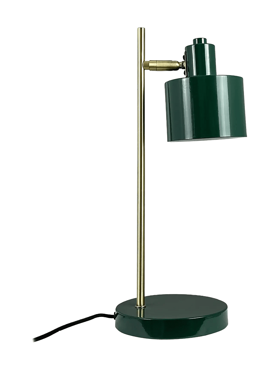 Dyberg Larsen - Ocean Wall Lamp - bordlamper - darkgreen / brass - 2