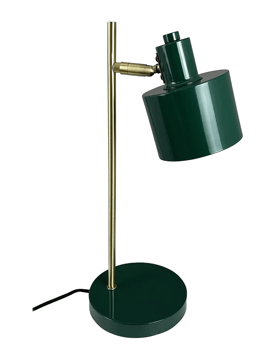 Dyberg Larsen - Ocean Wall Lamp - bordlamper - darkgreen / brass - 3
