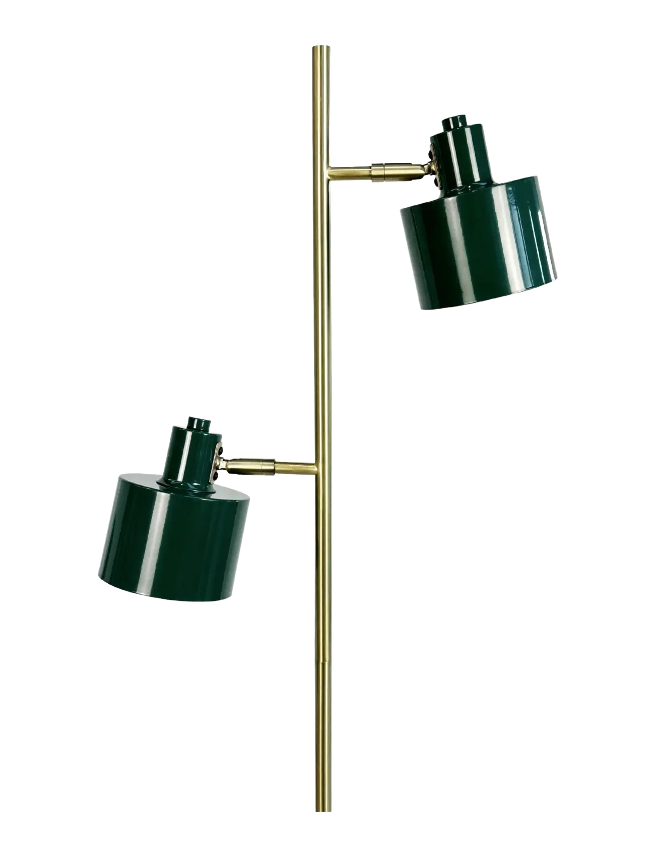 Dyberg Larsen - Ocean - golvlampor - darkgreen / brass - 1