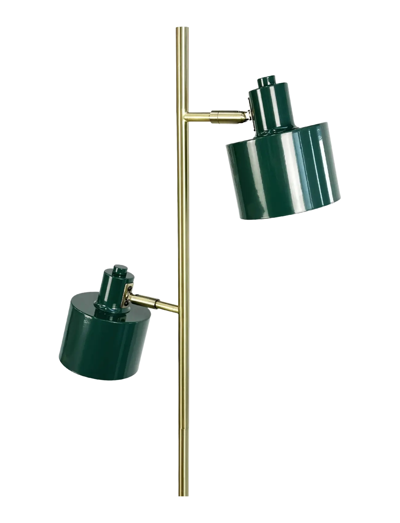 Dyberg Larsen - Ocean - golvlampor - darkgreen / brass - 2