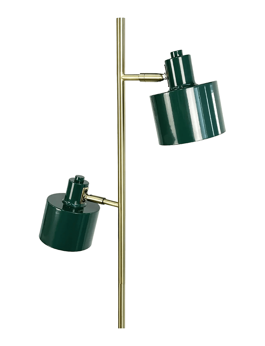 Dyberg Larsen - Ocean - põrandalambid - darkgreen / brass - 2