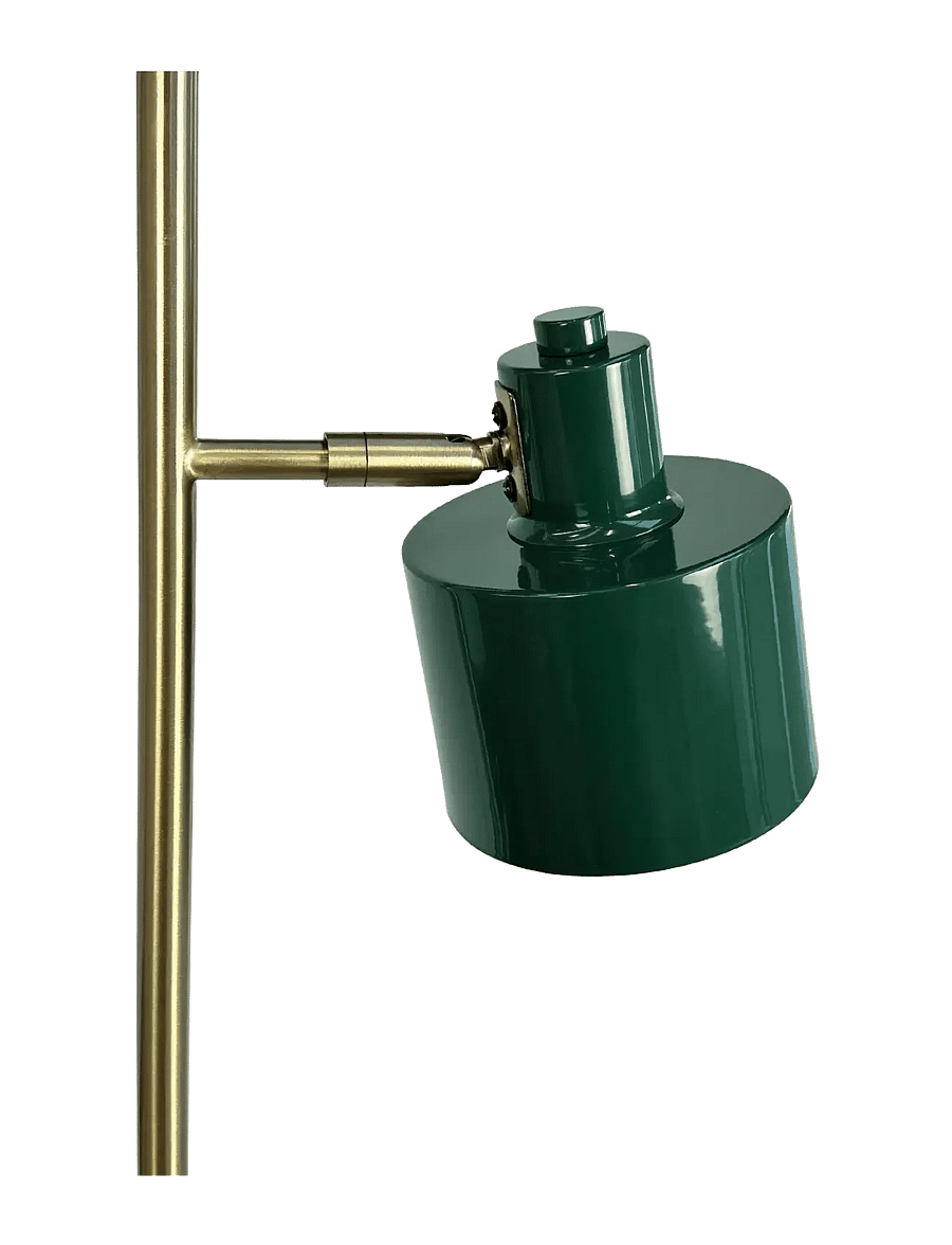 Dyberg Larsen - Ocean - põrandalambid - darkgreen / brass - 3