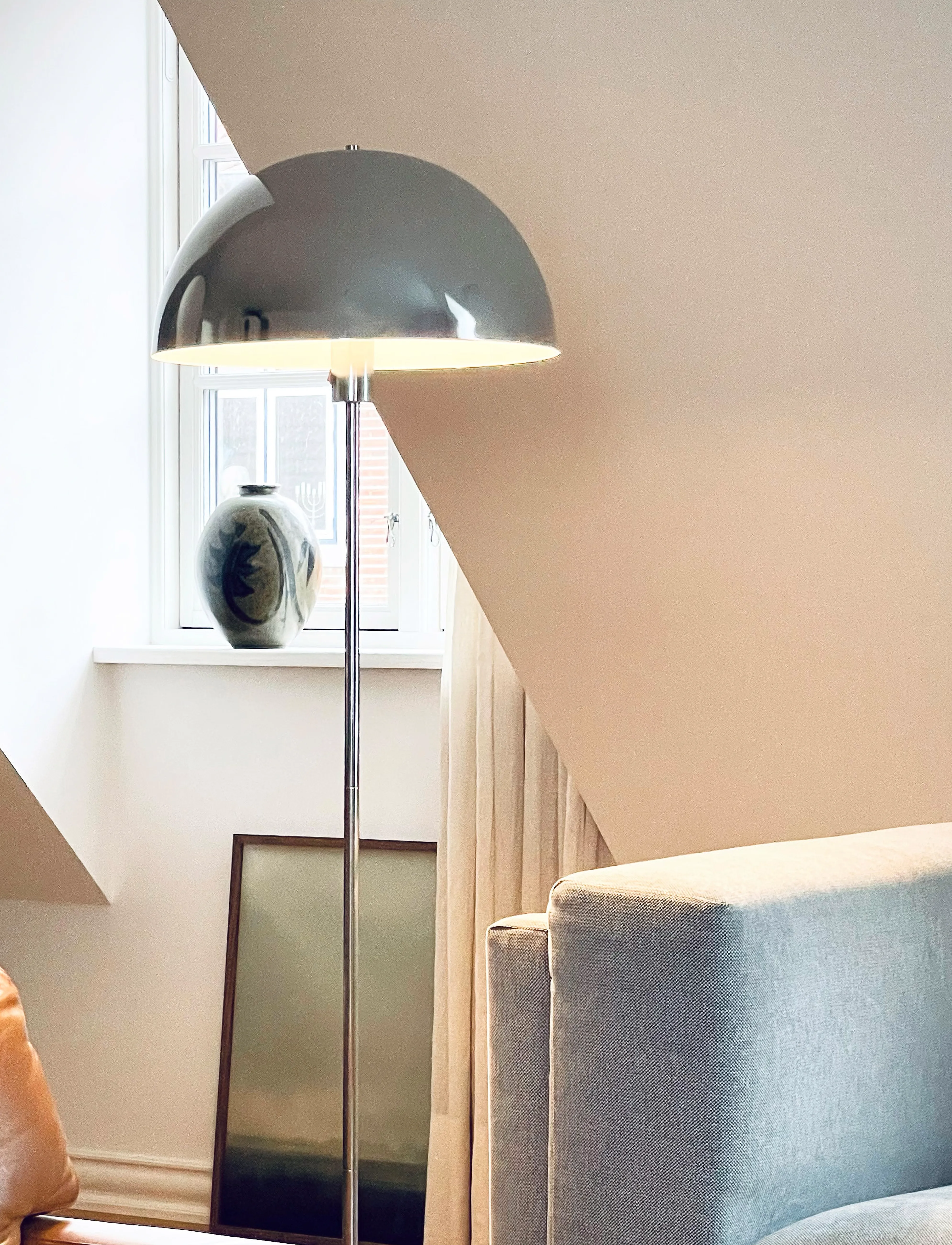 Dyberg Larsen - Stockholm Chrome/ Marble Floor lamp - lampadaires - chrome/ marble - 5