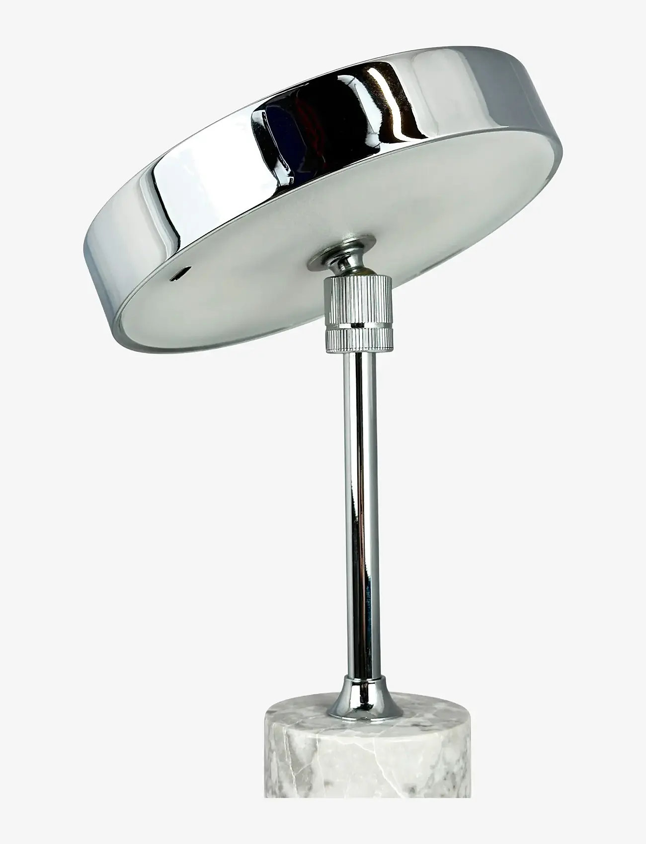 Dyberg Larsen - Starlight LED rechargeable table lamp chrome grey marble - bureau- en tafellampen - chrome/ grey marble - 2