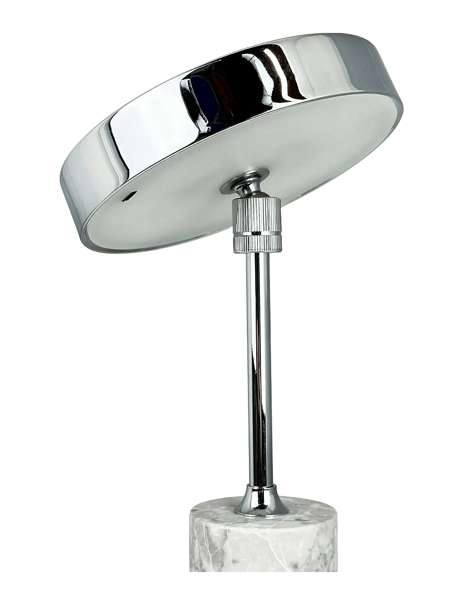 Dyberg Larsen - Starlight LED rechargeable table lamp chrome grey marble - kaasaskantavad lambid - chrome/ grey marble - 3
